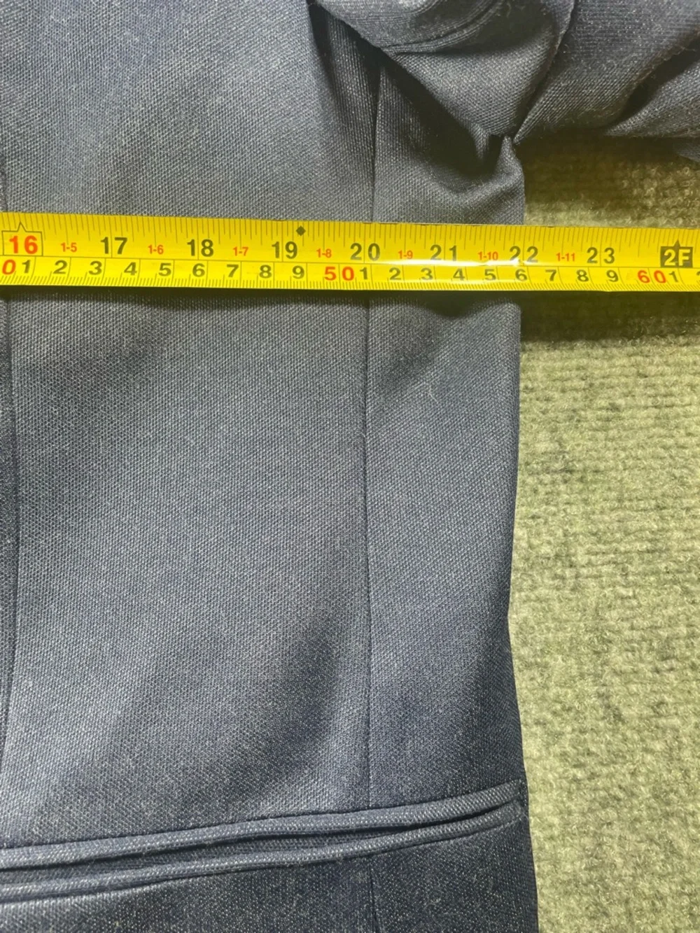 Classic Navy Sport Coat with Detachable Blue Zip-In‎ Hood